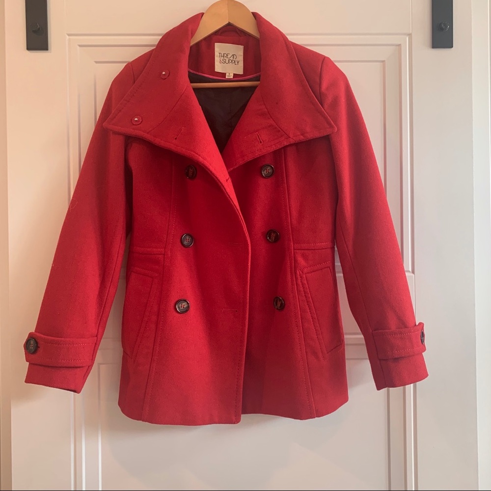 Wool pea coat
